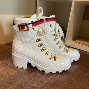 White Gucci Boots